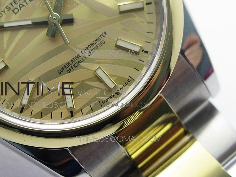 DateJust 36 SS YG 126203 JDF 1:1 Best Edition New YG Dial on Oyster Bracelet