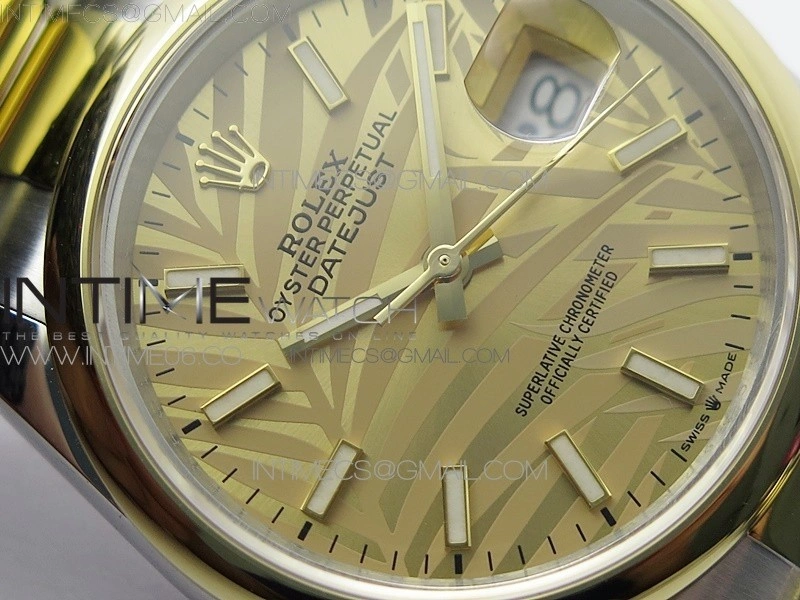 DateJust 36 SS YG 126203 JDF 1:1 Best Edition New YG Dial on Oyster Bracelet