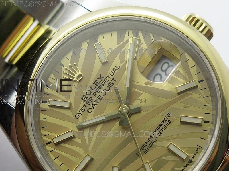 DateJust 36 SS YG 126203 JDF 1:1 Best Edition New YG Dial on Oyster Bracelet
