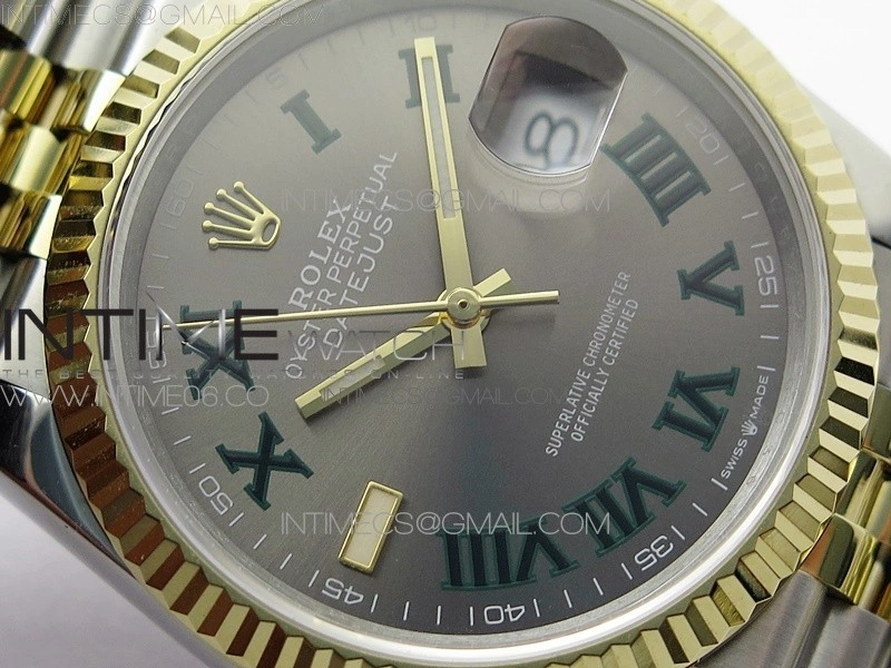 DateJust 36 SS YG 126233 JDF 1:1 Best Edition Gray Dial on Jubilee Bracelet