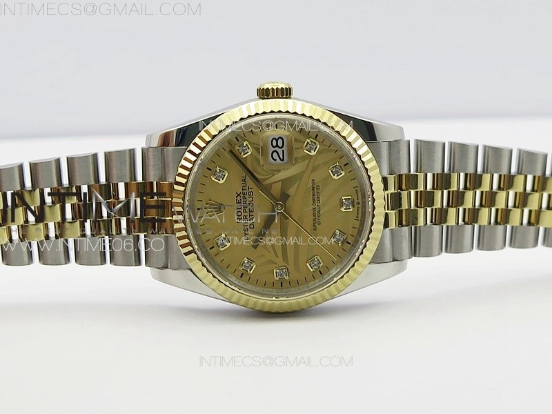DateJust 36 SS YG 126234 JDF 1:1 Best Edition New YG Dial on Jubilee SS YG Bracelet