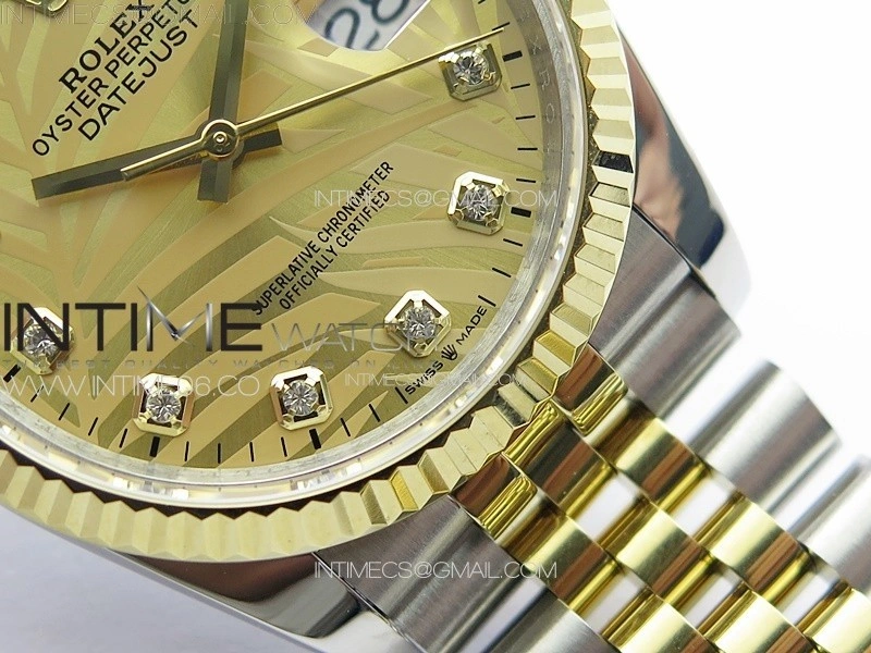 DateJust 36 SS YG 126234 JDF 1:1 Best Edition New YG Dial on Jubilee SS YG Bracelet