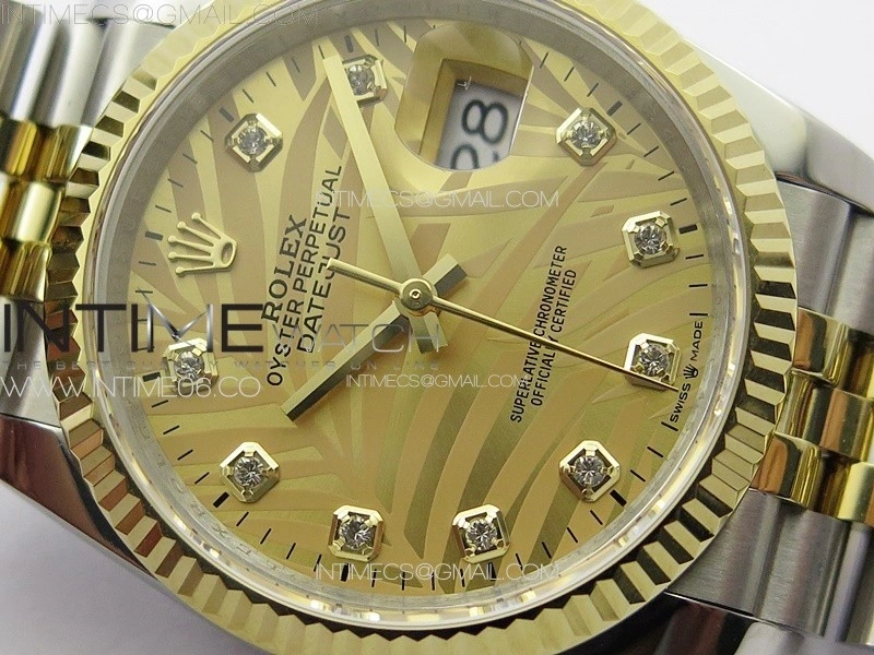 DateJust 36 SS YG 126234 JDF 1:1 Best Edition New YG Dial on Jubilee SS YG Bracelet