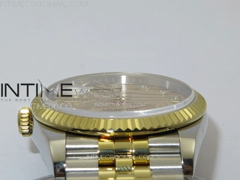 DateJust 36 SS YG 126234 JDF 1:1 Best Edition New YG Dial on Jubilee SS YG Bracelet