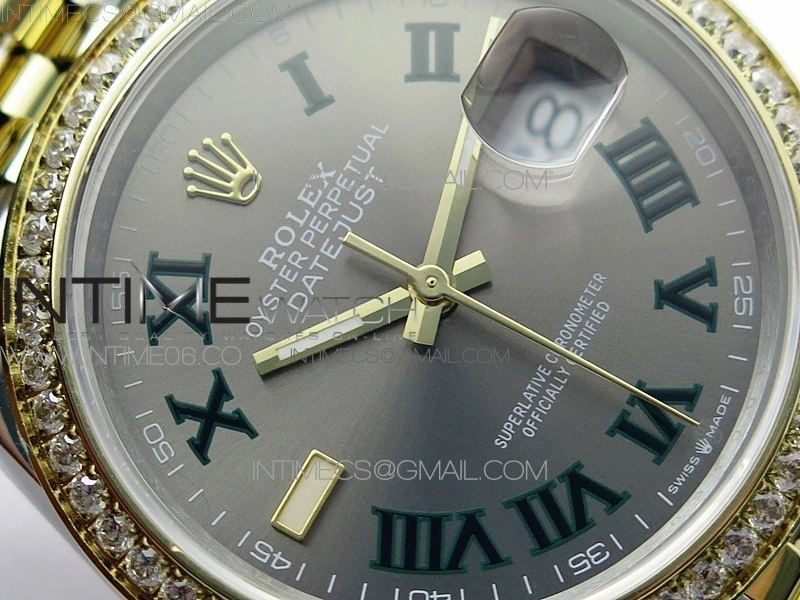 DateJust 36 SS YG 126283 JDF 1:1 Best Edition Gray Dial on Jubilee Bracelet