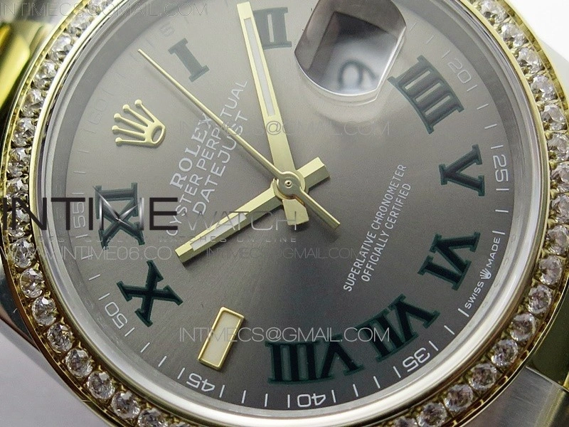 DateJust 36 SS YG 126283 JDF 1:1 Best Edition Gray Dial on Oyster Bracelet