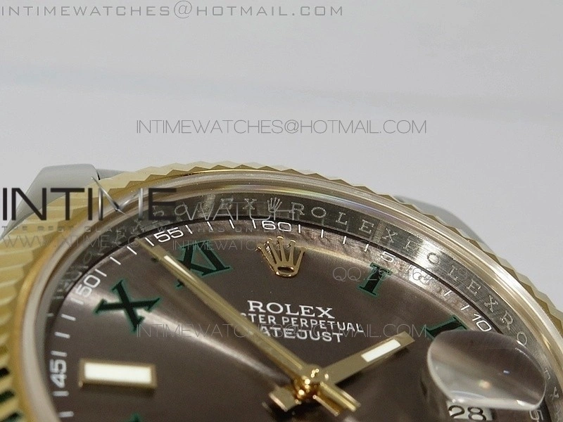DateJust II 41mm BP Best Edition V2 SS YG Grey Dial Roman Marker Oyster Bracelet
