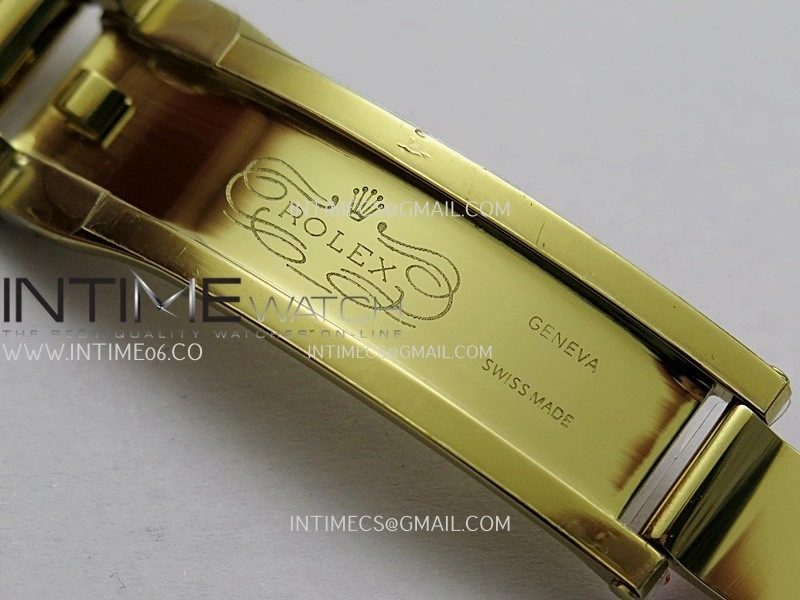Day Date 128238 YG BP 1:1 Best Edition Black Dial On President Bracelet SA3255