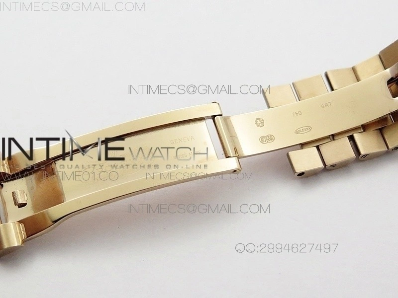 Day-Date 40 RG BP 1:1 Best 228239 Brown Diamond Sticks Dial on SS Bracelet