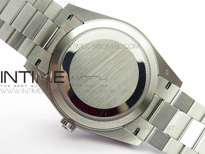 Day-Date 40 SS BP 1:1 Best 228239 Diamond Bezel Black Dial on SS Bracelet