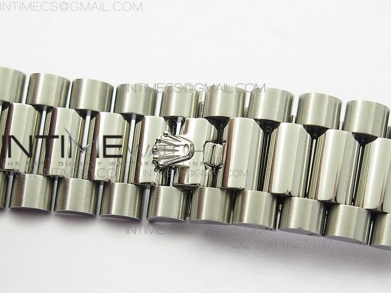 Day-Date 40 SS BP 1:1 Best 228239 Diamond Bezel Blue Dial on SS Bracelet
