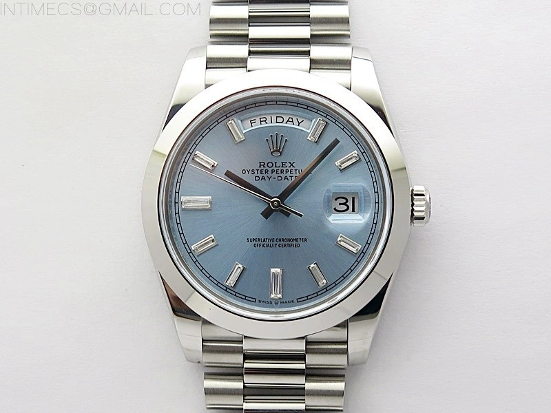 Day Date 40mm 228239 Gain Weight SS tungsten APSF 1:1 Best Edition Ice Blue Dial