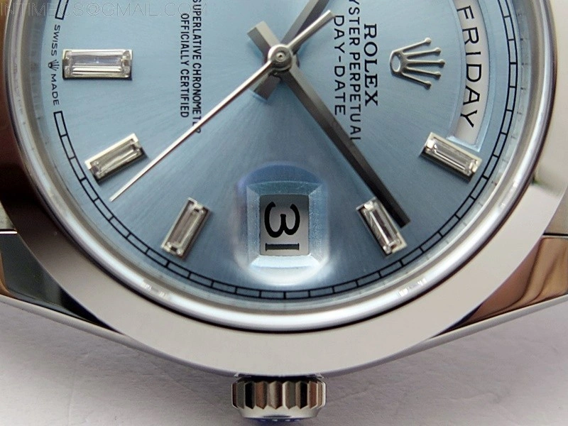 Day Date 40mm 228239 Gain Weight SS tungsten APSF 1:1 Best Edition Ice Blue Dial