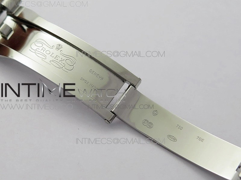 Day Date 40mm SS BP 1:1 Best Edition Gray Stick Dial on SS Bracelet A2836