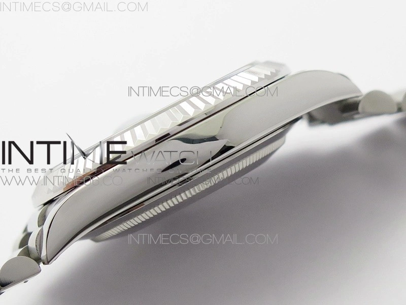 Day Date 40mm SS BP 1:1 Best Edition Silver Roman Dial on SS Bracelet A2836