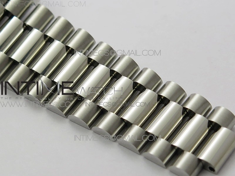 Day Date 40mm SS BP 1:1 Best Edition Silver Roman Dial on SS Bracelet A2836
