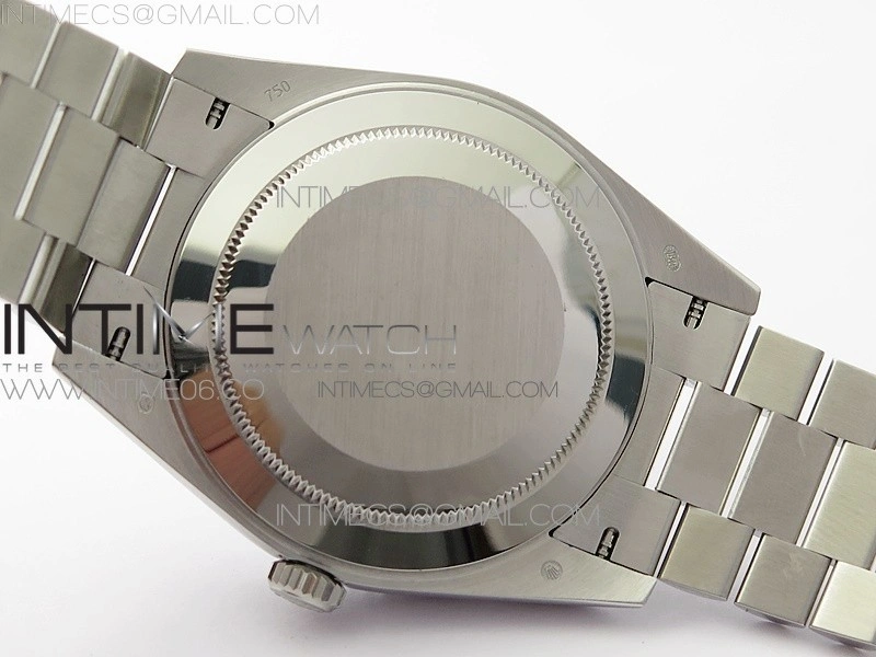 Day Date 40mm SS BP 1:1 Best Edition Silver Roman Dial on SS Bracelet A2836