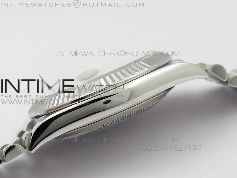 DayDate 40mm BP Best 228206SS Sliver Stick Dial on SS Bracelet