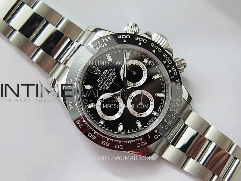 Daytona 116500 904L SS UFO 1:1 Best Edition Black Dial On 904L SS Bracelet UF4130