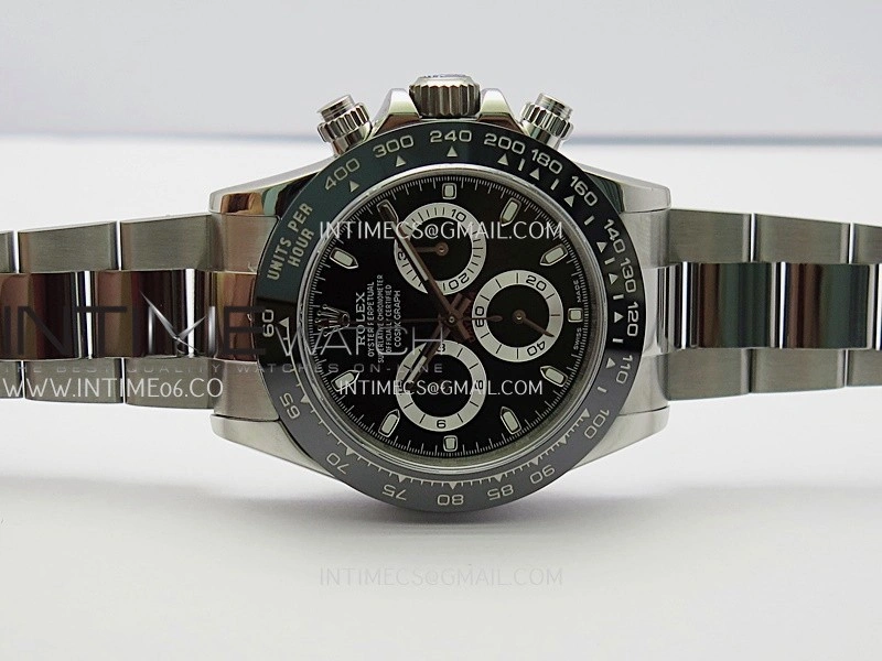 Daytona 116500 904L SS UFO 1:1 Best Edition Black Dial On 904L SS Bracelet UF4130