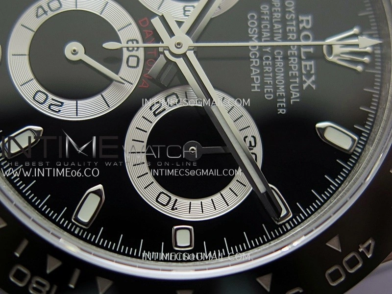 Daytona 116500 904L SS UFO 1:1 Best Edition Black Dial On 904L SS Bracelet UF4130