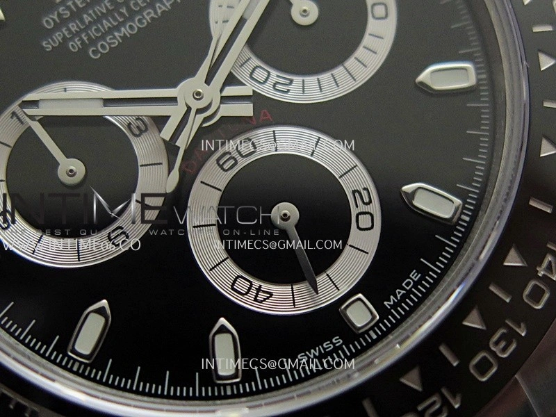 Daytona 116500 904L SS UFO 1:1 Best Edition Black Dial On 904L SS Bracelet UF4130
