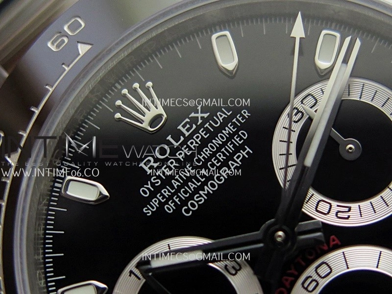 Daytona 116500 904L SS UFO 1:1 Best Edition Black Dial On 904L SS Bracelet UF4130