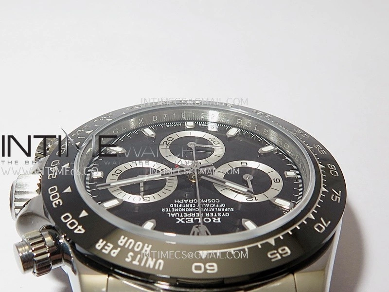 Daytona 116500 904L SS UFO 1:1 Best Edition Black Dial On 904L SS Bracelet UF4130