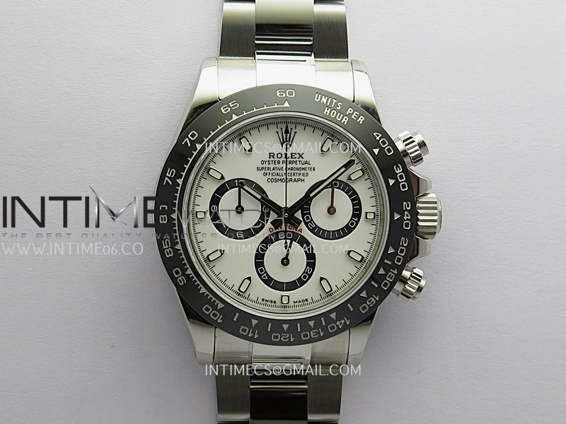 Daytona 116500 904L SS UFO 1:1 Best Edition White Dial On 904L SS Bracelet UF4130