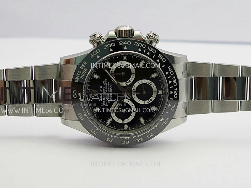 Daytona 116500 904L SS VF 1:1 Best Edition Black Dial On 904L SS Bracelet DD4130