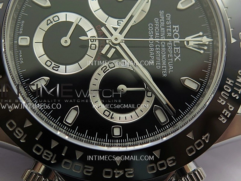 Daytona 116500 904L SS VF 1:1 Best Edition Black Dial On 904L SS Bracelet DD4130