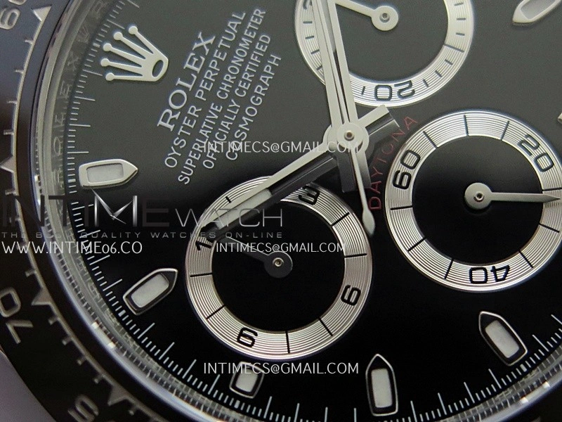 Daytona 116500 904L SS VF 1:1 Best Edition Black Dial On 904L SS Bracelet DD4130