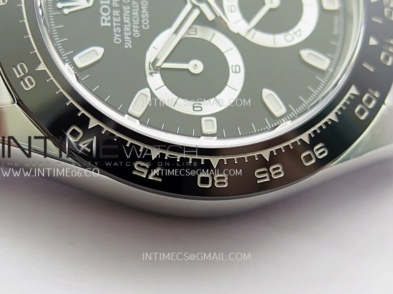 Daytona 116500 904L SS VF 1:1 Best Edition Black Dial On 904L SS Bracelet DD4130