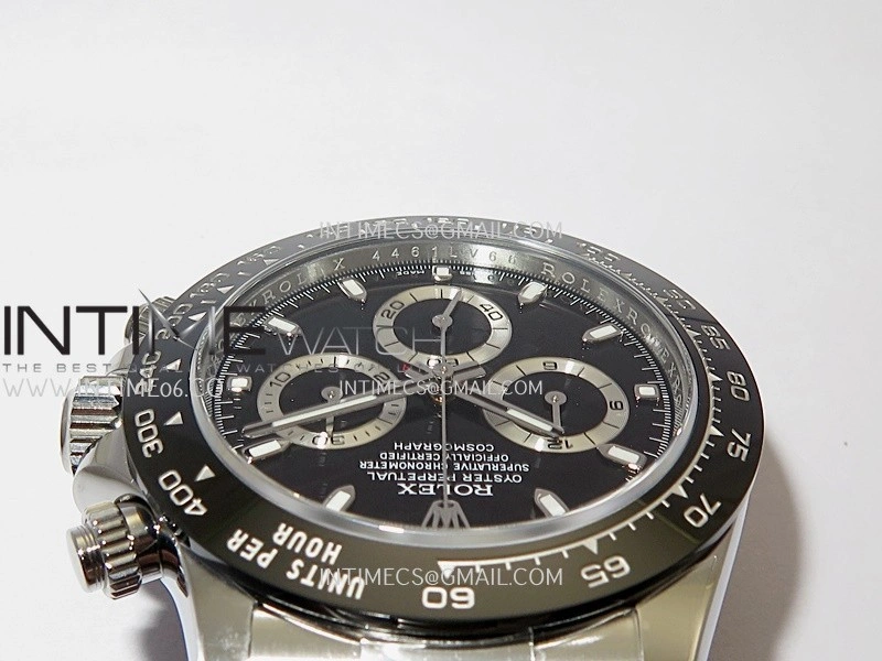 Daytona 116500 904L SS VF 1:1 Best Edition Black Dial On 904L SS Bracelet DD4130