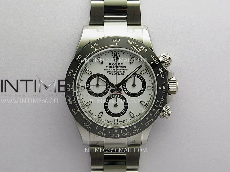 Daytona 116500 904L SS VF 1:1 Best Edition White Dial On 904L SS Bracelet DD4130