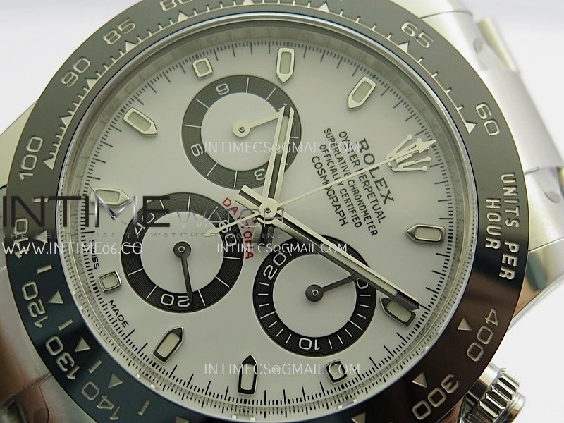 Daytona 116500 904L SS VF 1:1 Best Edition White Dial On 904L SS Bracelet DD4130