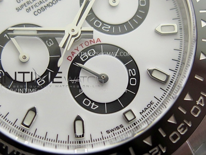 Daytona 116500 904L SS VF 1:1 Best Edition White Dial On 904L SS Bracelet DD4130