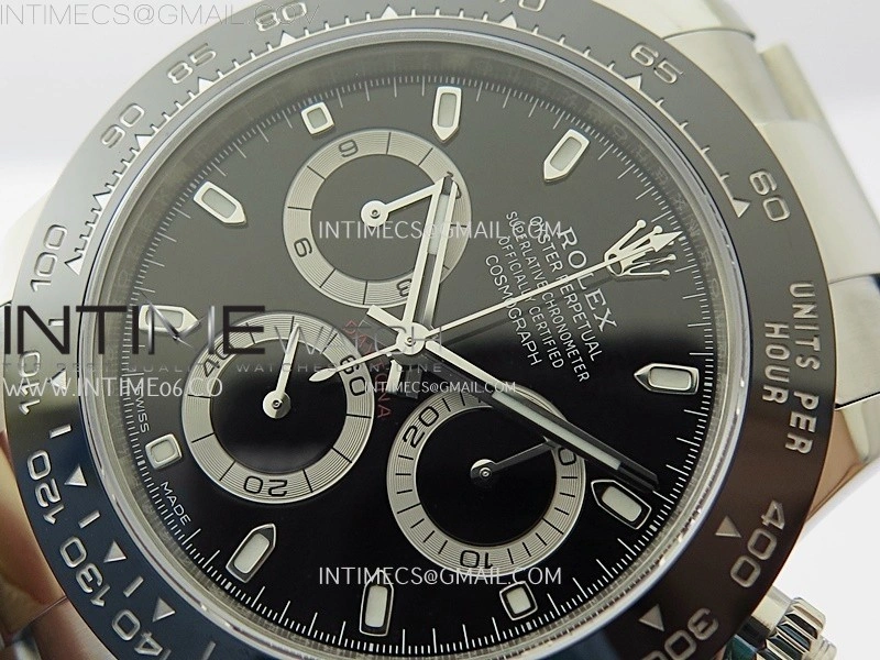 Daytona 116500 904L SS VSF 1:1 Best Edition Black Dial on 904L SS Braclet SA4130