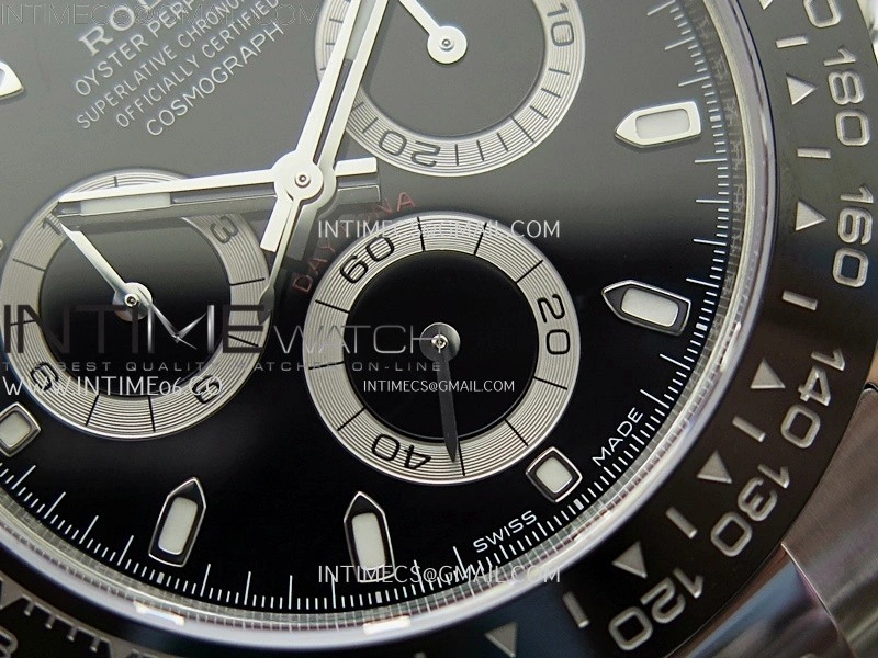 Daytona 116500 904L SS VSF 1:1 Best Edition Black Dial on 904L SS Braclet SA4130