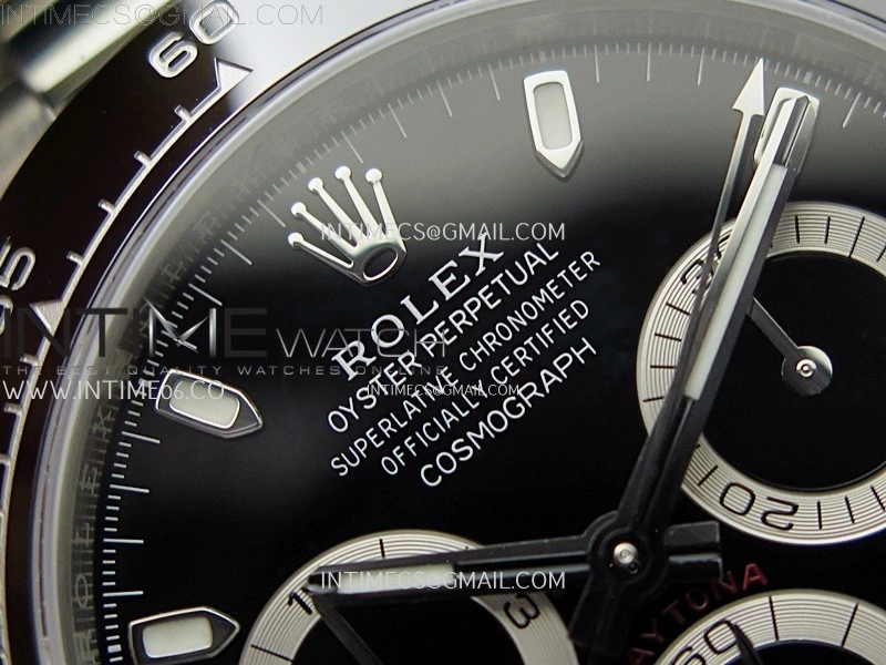 Daytona 116500 904L SS VSF 1:1 Best Edition Black Dial on 904L SS Braclet SA4130