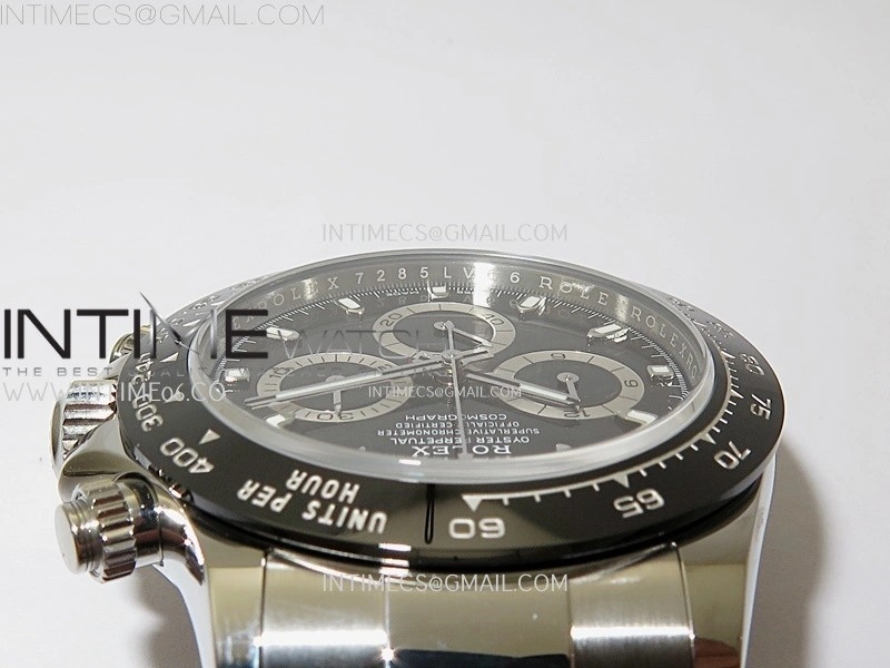 Daytona 116500 904L SS VSF 1:1 Best Edition Black Dial on 904L SS Braclet SA4130