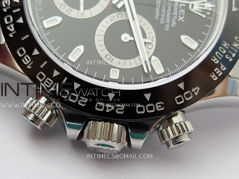 Daytona 116500 904L SS VSF 1:1 Best Edition Black Dial on 904L SS Braclet SA4130