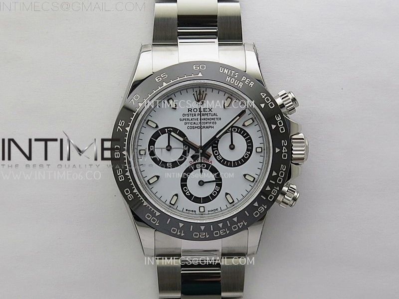 Daytona 116500 904L SS VSF 1:1 Best Edition White Dial on 904L SS Braclet SA4130