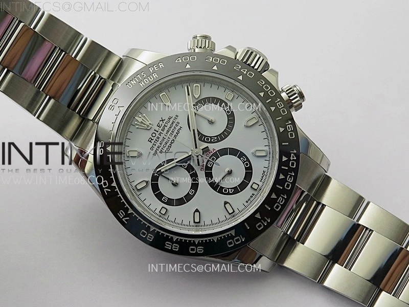 Daytona 116500 904L SS VSF 1:1 Best Edition White Dial on 904L SS Braclet SA4130