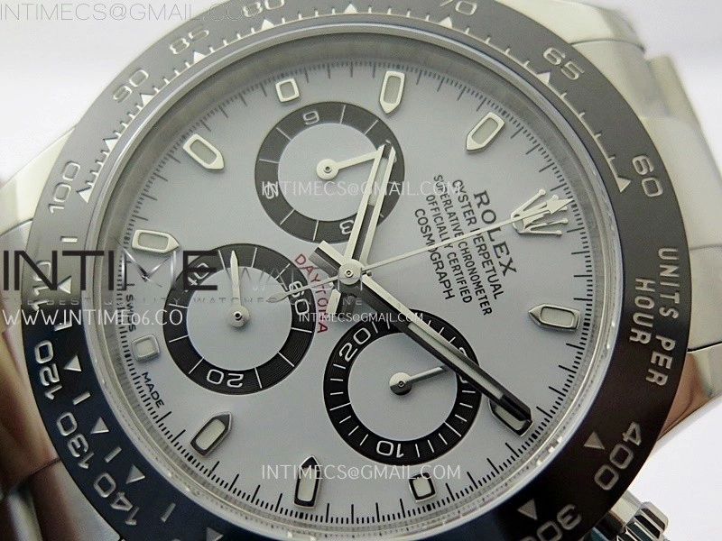 Daytona 116500 904L SS VSF 1:1 Best Edition White Dial on 904L SS Braclet SA4130