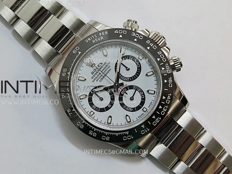 Daytona 116500 904L SS VSF 1:1 Best Edition White Dial on 904L SS Braclet SA4130