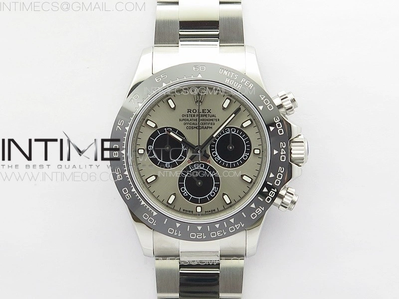 Daytona 116500LN APSF Gray Dial Stick Markers On SS Bracelet Slim A7750