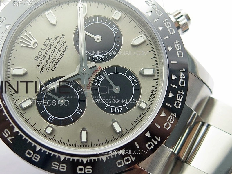 Daytona 116500LN APSF Gray Dial Stick Markers On SS Bracelet Slim A7750