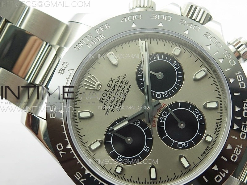 Daytona 116500LN APSF Gray Dial Stick Markers On SS Bracelet Slim A7750