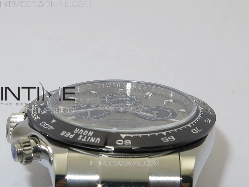Daytona 116500LN APSF Gray Dial Stick Markers On SS Bracelet Slim A7750